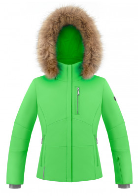 Dziecięca kurtka dziewczęca Poivre Blanc W21-0802-JRGL / A Stretch Ski Jacket fizz green
